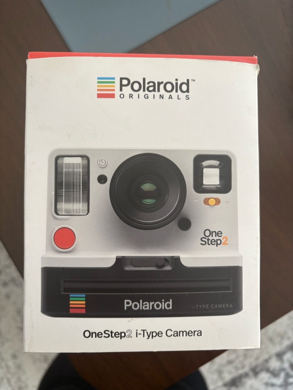 Polaroid OneStep2 Instant Camera - White with Red Accent